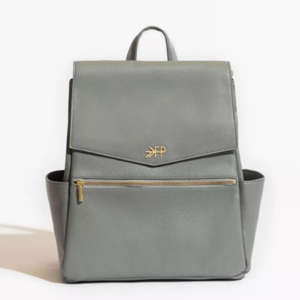 Freshly Picked Classic Diaper Bag Charcoal Grey
